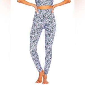 Beach Riot Piper Legging Black Floral